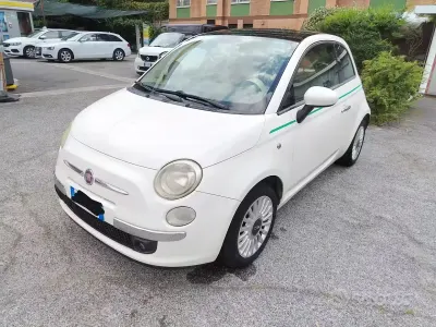 Usata Fiat 500 Lounge 75 CV (55 kW) 2009 Bianco Cabrio