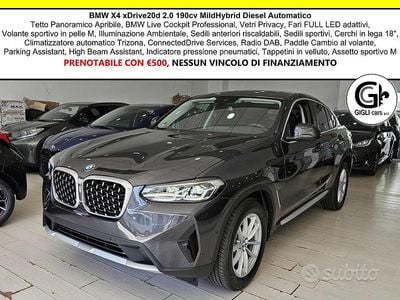 Usata BMW X4 Efficient Dynamics 190 CV (139 kW) 2023 Grigio SUV