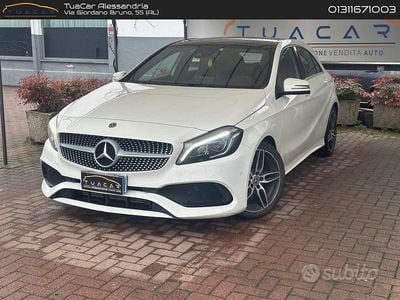 Usata Mercedes A180 Premium 122 CV (89 kW) 2017 Bianco Berlina