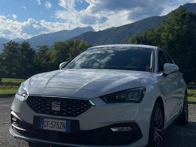 Usata Seat Leon XCELLENCE 150 CV (110 kW) 2021 Bianco Berlina