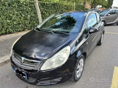 Usata Opel Corsa Club 80 CV (58 kW) 2008 Nero Utilitaria