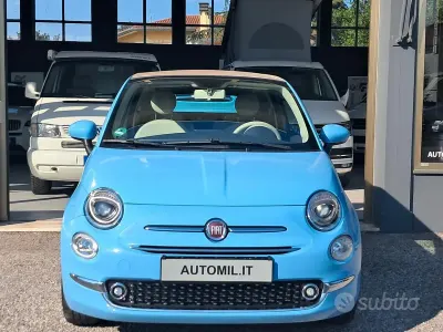 Usata Fiat 500C Lounge 69 CV (50 kW) 2017 Bluazzurro Cabrio