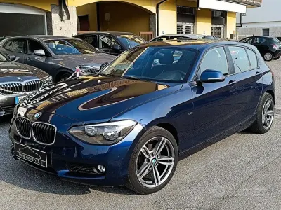 Usata BMW 116 Sport Line 116 CV (85 kW) 2012 Blu Utilitaria