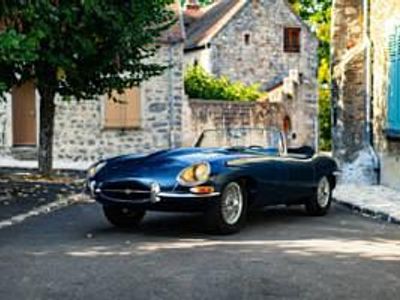 Usata Jaguar E-Type 269 CV (197 kW) 1962 Blu Cabrio