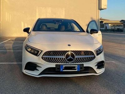 Usata Mercedes A180 Premium 116 CV (85 kW) 2019 Bianco Berlina