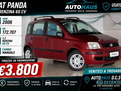 Usata Fiat Panda 60 CV (44 kW) 2006 Rosso Utilitaria