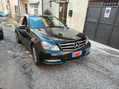 Usata Mercedes C200 184 CV (135 kW) 2013 Nero Berlina