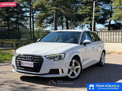 Usata Audi A3 Sport 116 CV (85 kW) 2017 Bianco Berlina