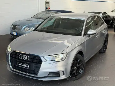 Usata Audi A3 Sport 116 CV (85 kW) 2018 Grigio Berlina