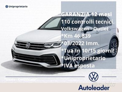 Begagnad VW Tiguan R-line 150 HK (110 kW) 2022 Vit SUV