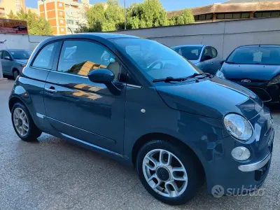 Usata Fiat 500 Lounge 69 CV (50 kW) 2010 Grigio Utilitaria