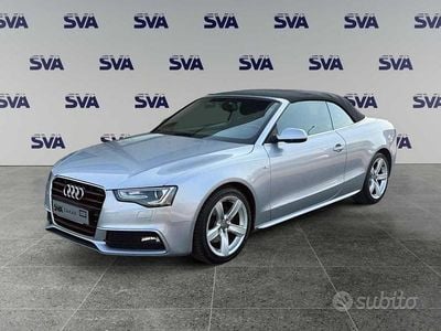 Usata Audi A5 Cabriolet Business Plus 190 CV (139 kW) 2015 Argento Cabrio
