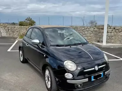 Usata Fiat 500 75 CV (55 kW) 2010 Nero Cabrio