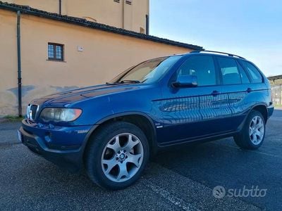 Usata BMW X5 Efficient Dynamics 218 CV (160 kW) 2003 Blu/azzurro SUV