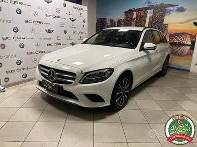 Usata Mercedes C220 194 CV (142 kW) 2019 Bianco Station wagon
