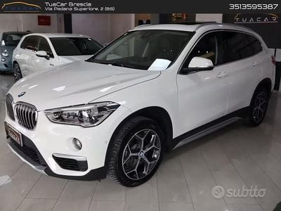 Usata BMW X1 xLine 150 CV (110 kW) 2018 Bianco SUV