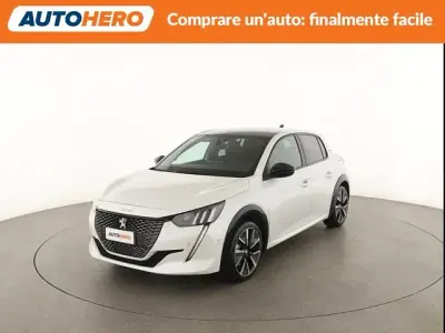 Usata Peugeot e-208 GT 100 kW (136 CV) 2021 Bianco Utilitaria
