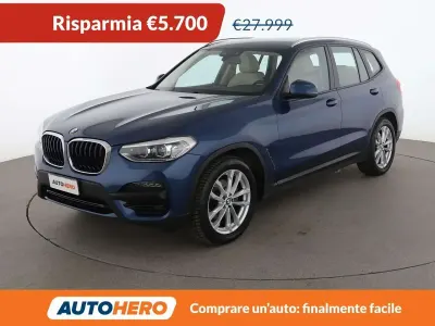 Usata BMW X3 Advantage 292 CV (214 kW) 2020 Blu/azzurro SUV
