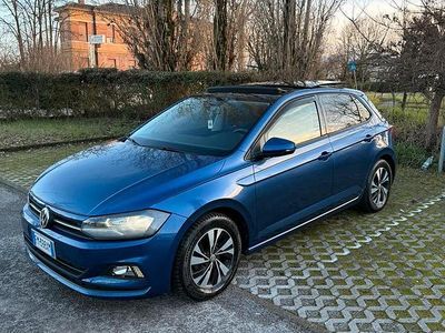 Usata VW Polo Comfortline 75 CV (55 kW) 2018 Blu Utilitaria