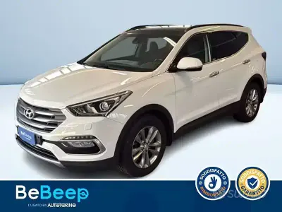 Usata Hyundai Santa Fe Xpossible 200 CV (147 kW) 2017 Bianco pastello SUV