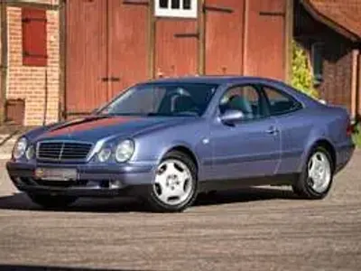 Brugt Mercedes CLK320 218 HK (160 kW) 1999 Blå Coupe