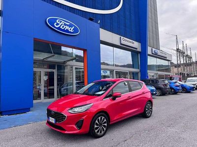 Usata Ford Fiesta Titanium 75 CV (55 kW) 2023 Rosso Utilitaria