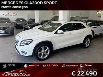 Usata Mercedes GLA200 Premium 136 CV (100 kW) 2018 Bianco SUV
