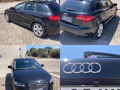 Usata Audi A3 Sportback 105 CV (77 kW) 2010 Nero Utilitaria