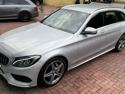 Usata Mercedes C220 Exclusive 170 CV (125 kW) 2015 Grigio Station wagon