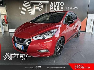 Usata Nissan Micra Tekna 90 CV (66 kW) 2019 Rosso Utilitaria