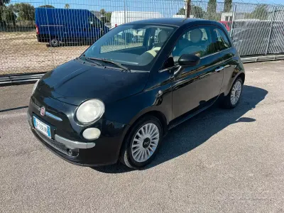 Usata Fiat 500 Lounge 69 CV (50 kW) 2008 Nero Utilitaria