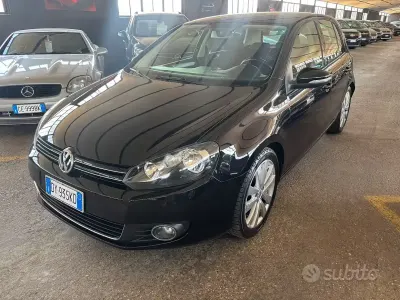 Usata VW Golf VI Highline 160 CV (117 kW) 2009 Nero Utilitaria