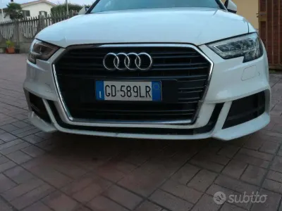 Usata Audi A3 S-Line 150 CV (110 kW) 2018 Bianco Berlina