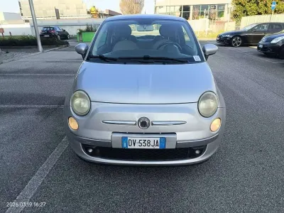 Usata Fiat 500 Lounge 69 CV (50 kW) 2009 Argento Cabrio