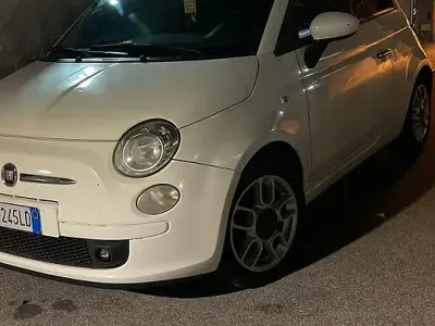 Usata Fiat 500 Sport 69 CV (50 kW) 2009 Bianco Cabrio
