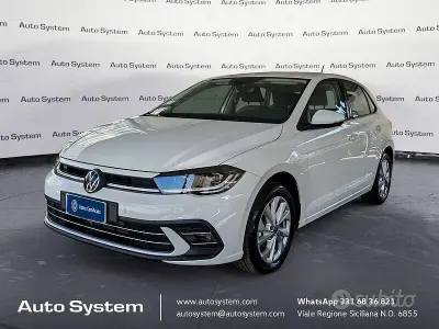 Usata VW Polo Style 95 CV (69 kW) 2023 Bianco Utilitaria
