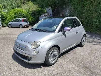Usata Fiat 500 Lounge 69 CV (50 kW) 2009 Argento Cabrio