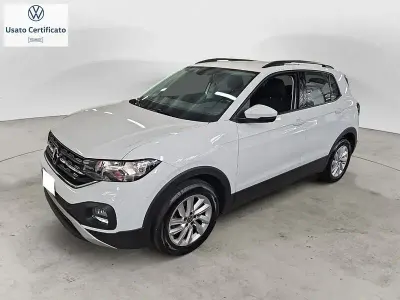 Usata VW T-Cross Style 110 CV (80 kW) 2021 Bianco SUV