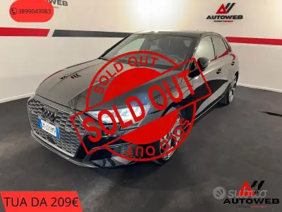 Usata Audi A3 Advanced 116 CV (85 kW) 2023 Nero Berlina