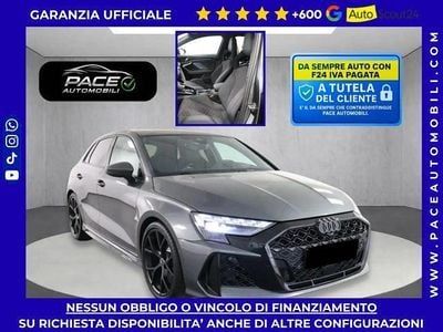 Usata Audi RS3 Ambiente 400 CV (294 kW) 2024 Grigio metallizzato Berlina