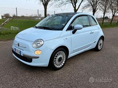 Usata Fiat 500 69 CV (50 kW) 2009 Bianco Cabrio