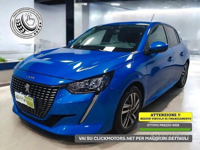 Usata Peugeot 208 Allure 101 CV (74 kW) 2021 Blu Utilitaria