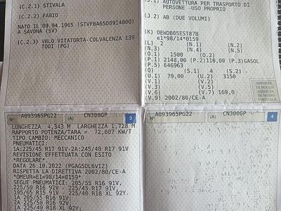 Usata Mercedes C220 Elegance 150 CV (110 kW) 2005 Nero Berlina