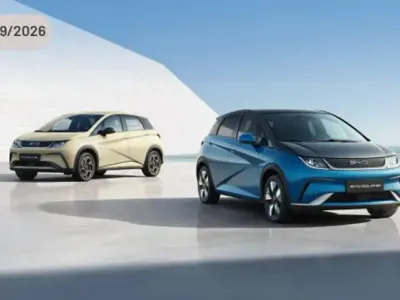 Nuova BYD Dolphin Design 64 kW (88 CV) 2025 Argento Utilitaria