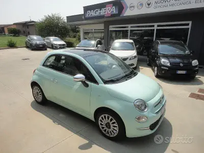 Usata Fiat 500 Lounge 69 CV (50 kW) 2017 Verde Utilitaria
