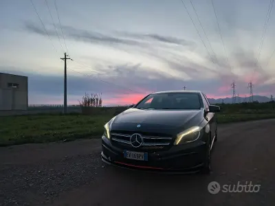 Usata Mercedes A180 AMG 110 CV (80 kW) 2014 Nero Utilitaria