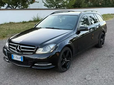 Usata Mercedes C200 Executive 136 CV (100 kW) 2013 Nero Station wagon