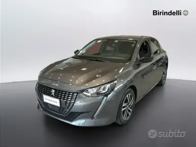 Usata Peugeot 208 Allure 101 CV (74 kW) 2022 Grigio Utilitaria