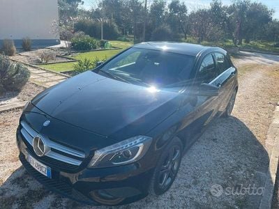 Usata Mercedes A200 Premium 150 CV (110 kW) 2014 Nero Berlina