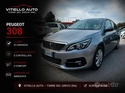 Usata Peugeot 308 Active 131 CV (96 kW) 2020 Grigio Station wagon